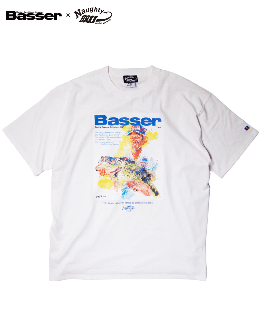 Basser×NaughtyBait Basser Tee No.4