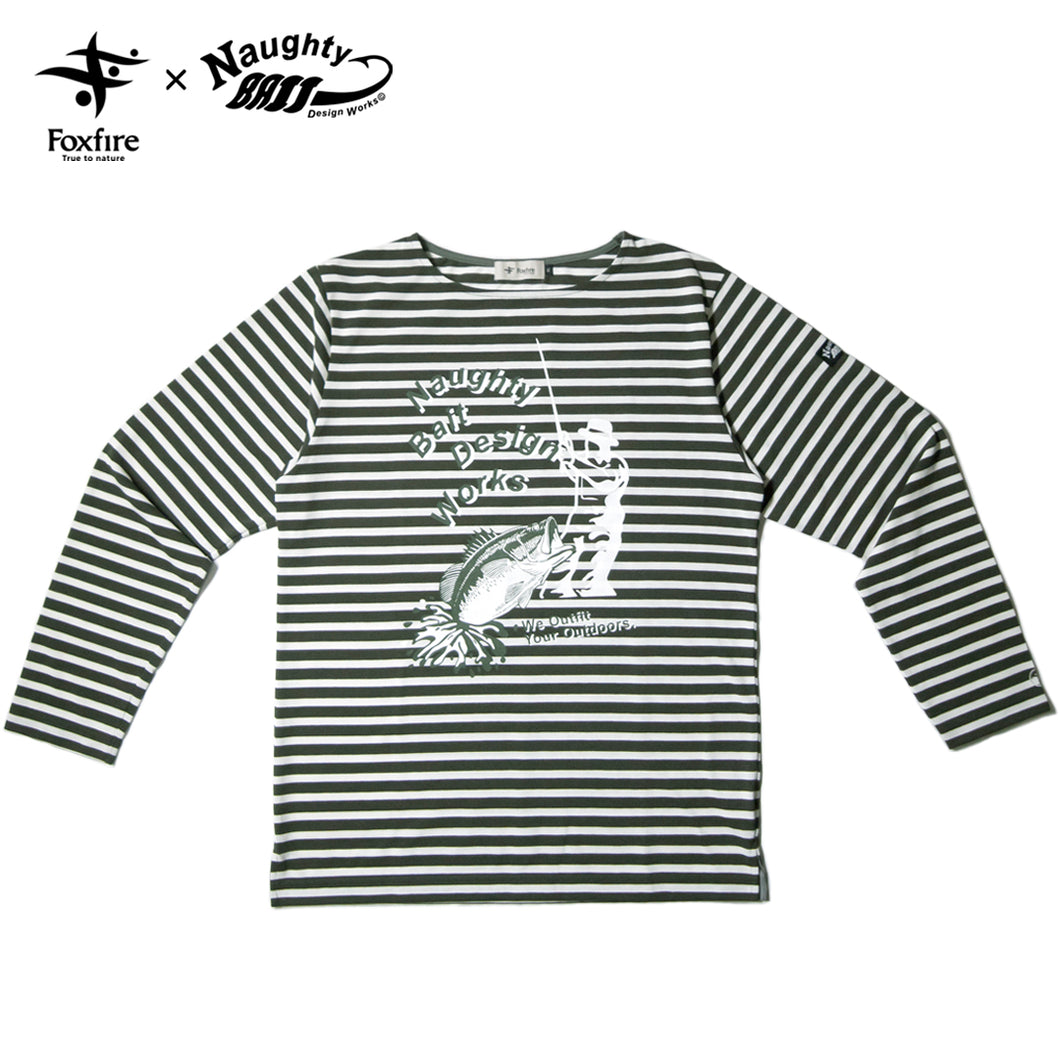 Foxfire×NaughtyBait　Angler’s Border Tee L/S